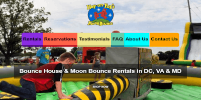 Hop on Pops Moonbounce