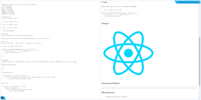 React Markdown Previewer